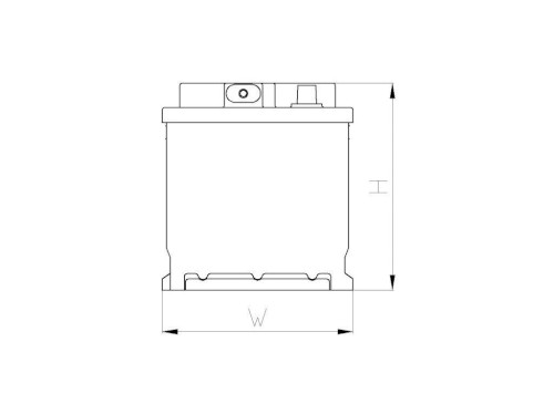 Autobaterie 12V  50Ah AUTOPART GALAXY SILVER 480A 207x175x190mm
